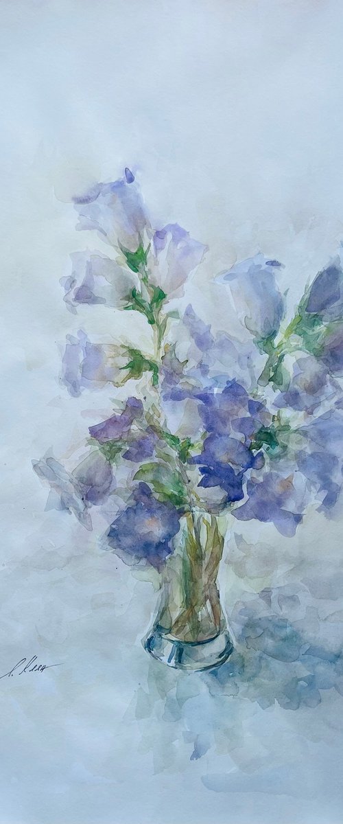 Bells 50x65 cm 2025 by Elena Klyan