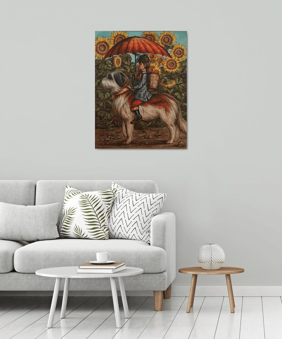 Small farmer 70x90cm ,Acrylic/canvas