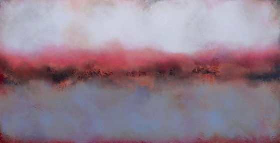 red sundown  (140 x 70 cm)