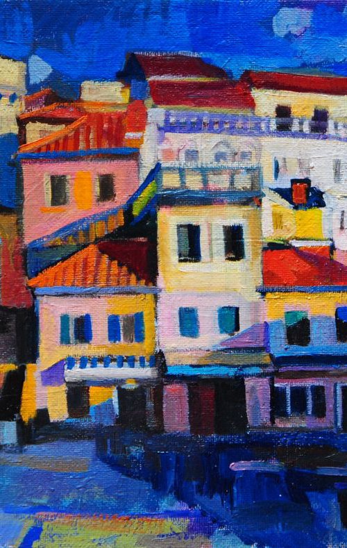 Sunlight Town / 30 x 20 x 0.3 cm by Maja Đokić Mihajlović