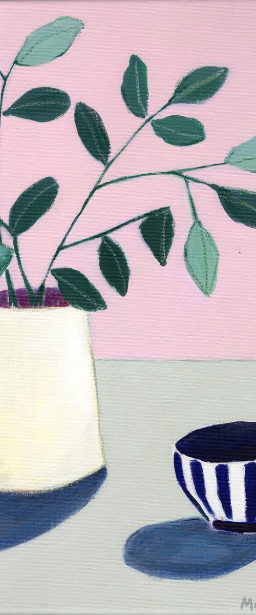 Leaves on Purple by Marisa Añón