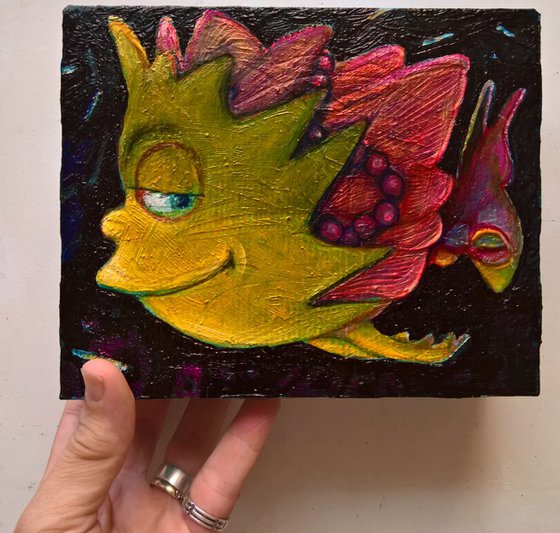 - LISA S FISH - ( 16 x 21 x 6 cm )