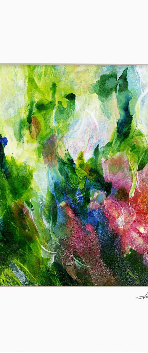 Floral Euphoria 7- Abstract Flower Painting by Kathy Morton Stanion by Kathy Morton Stanion