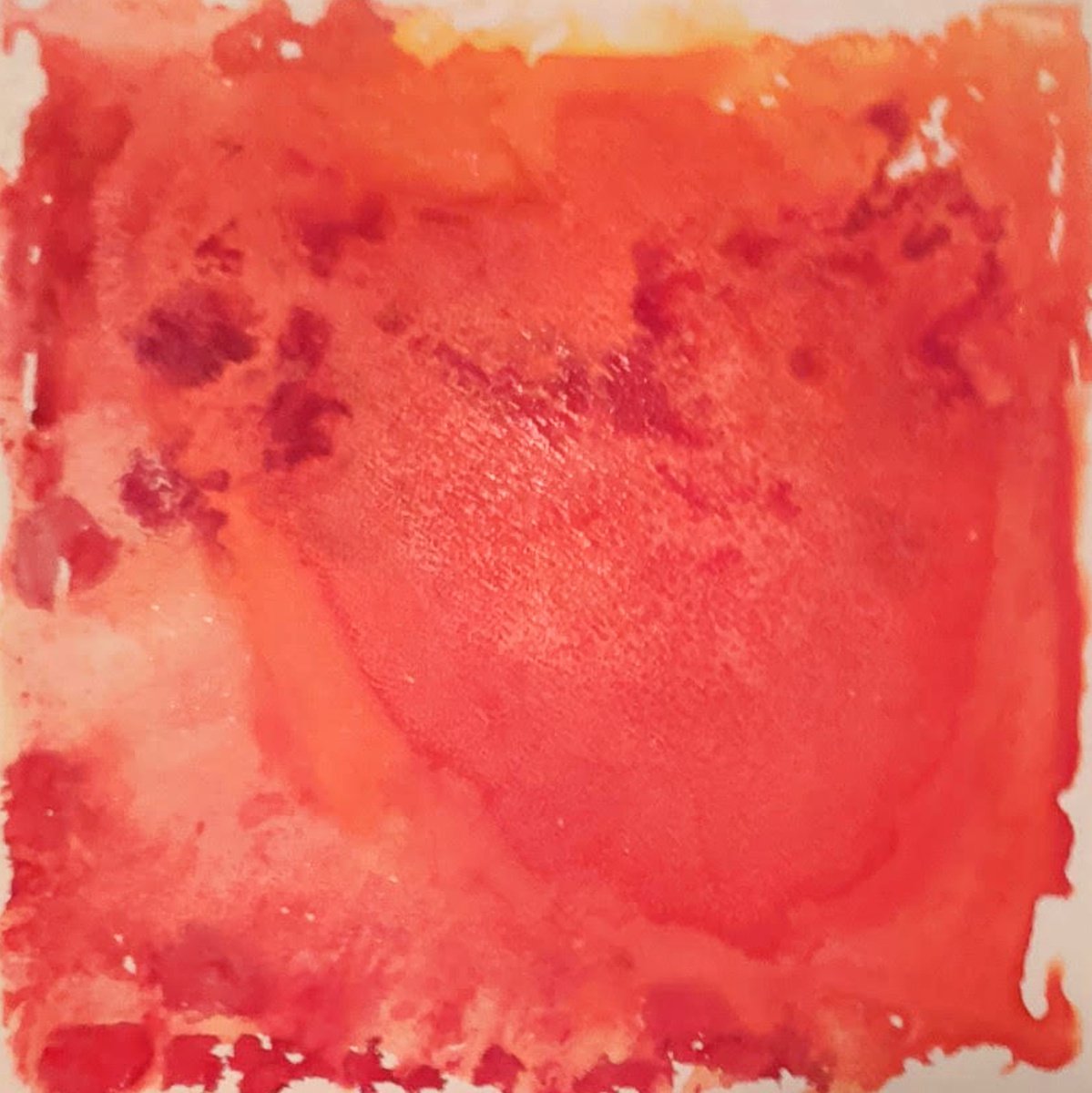 Abstract Painting By Shelli Finch, 12 X 12", Talk Trash, Original Artwork