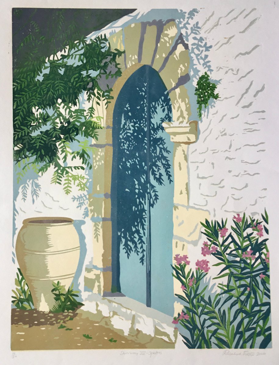Doorway XV Spetses by Rosalind Forster