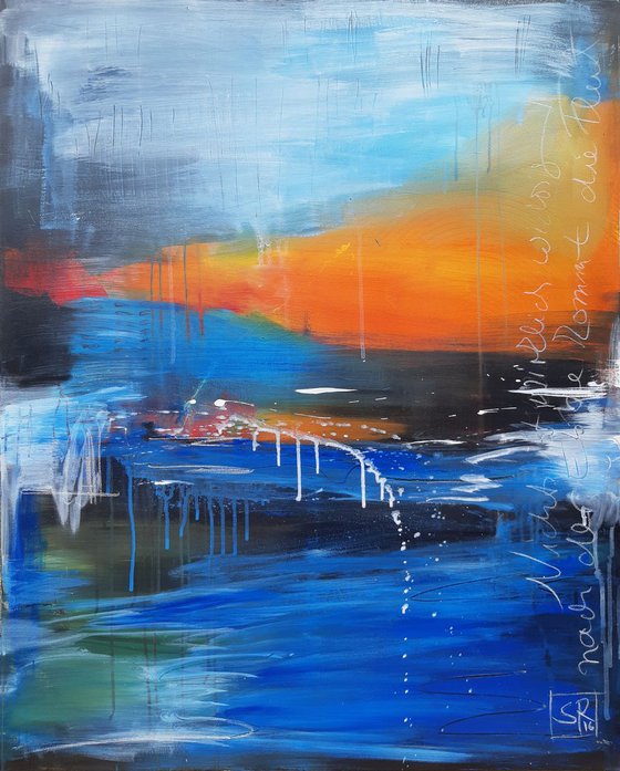 'AFTER EBB COMES THE FLOOD' – Abstract seascape