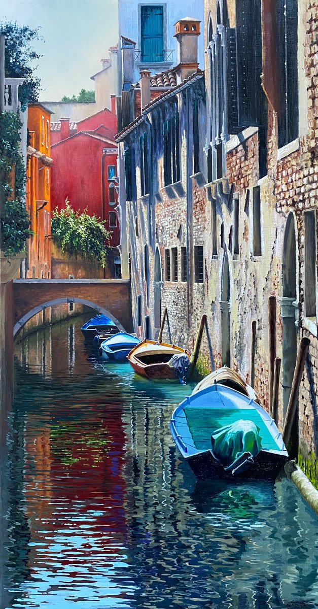 Venice. Sunny day. Oil painting by Igor Dubovoy | Artfinder