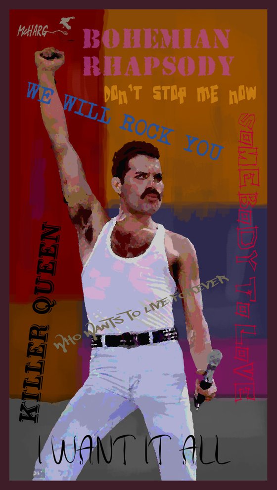 FREDDIE #2   35"x62"