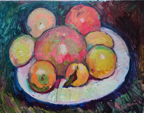 Fruit family by Oleksa Chornyi