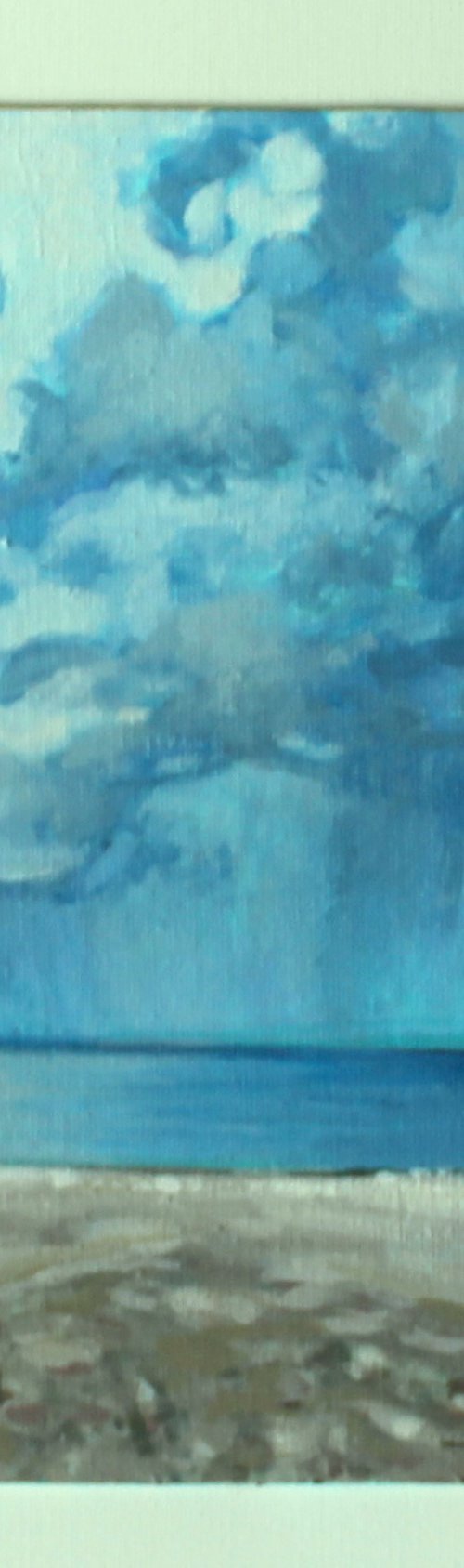 Rain at sea by Joanna Plenzler
