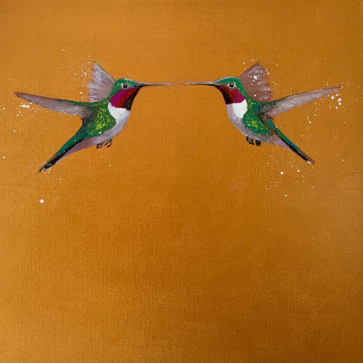 We Are Golden III ~ Hummingbird by Laure Bury