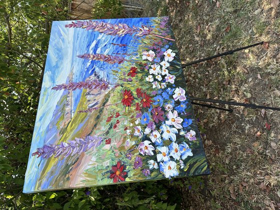 Coastal Wildflower Lagoon