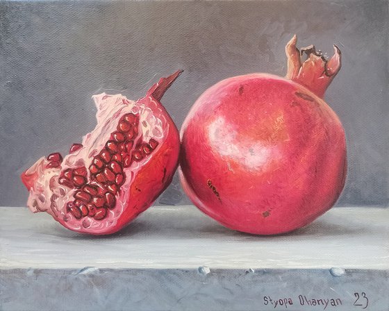 Still life - pomegranates