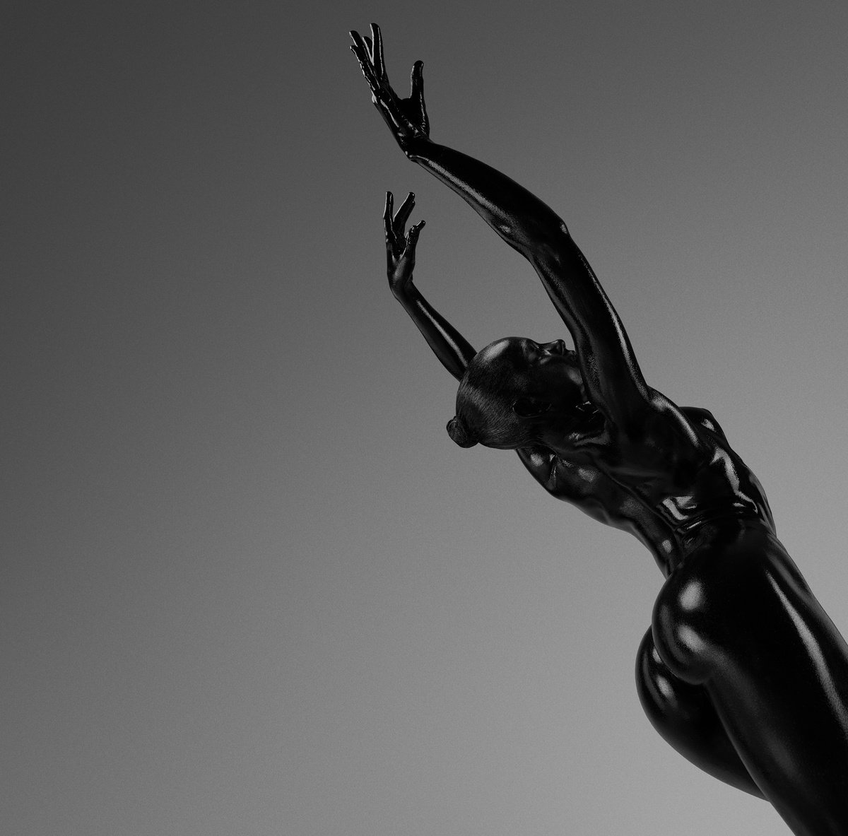 Portrait Photograph By Yevgeniy Repiashenko, 45 X 45", No90 Spirit Series, Original Artwork