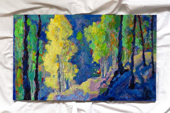 Sunbeam Among Trees