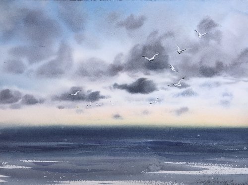 Albatrosses by Eugenia Gorbacheva