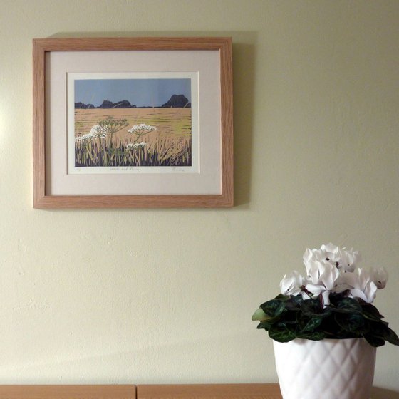 Grasses and Parsley, framed