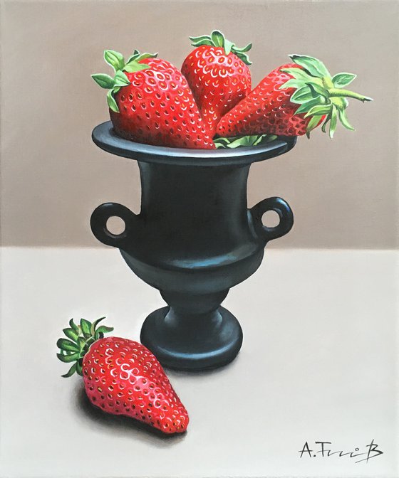 Amphora with Strawberries