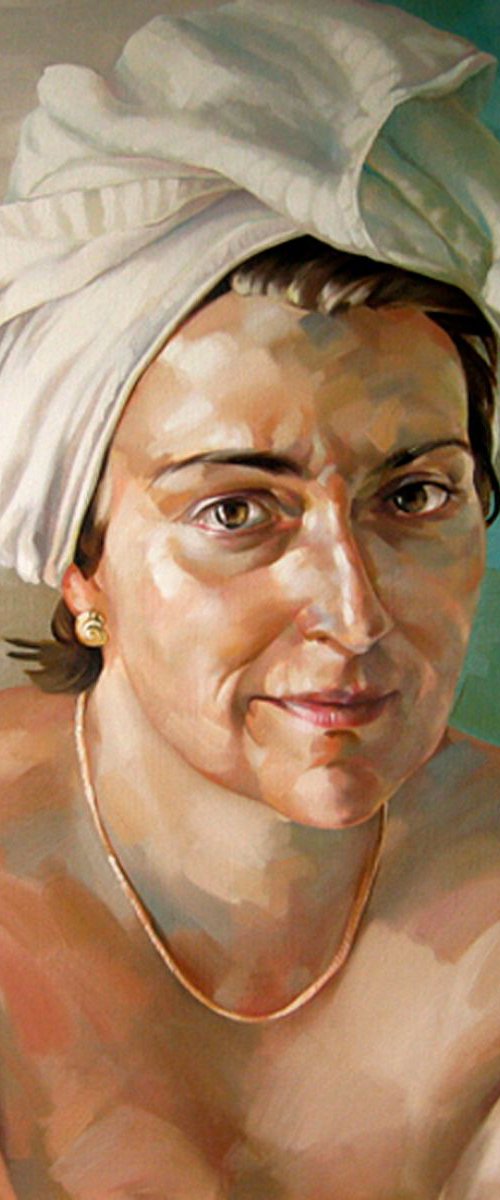 Woman in White by Valery Koroshilov