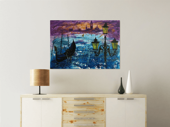 In a dream and in reality... Venice I /  ORIGINAL PAINTING