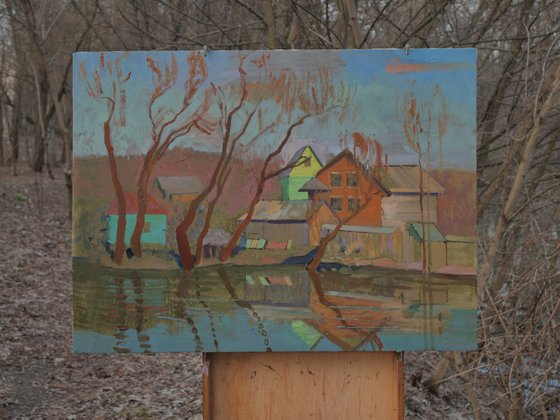 Sunny day on the river