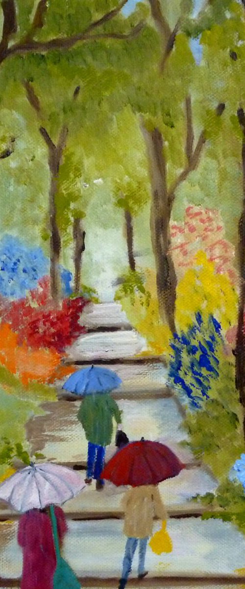 Summer Rain in the Woods by Maddalena Pacini