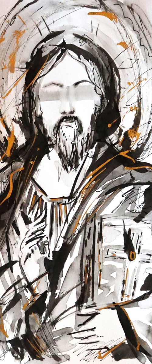 Christ by Antigoni Tziora