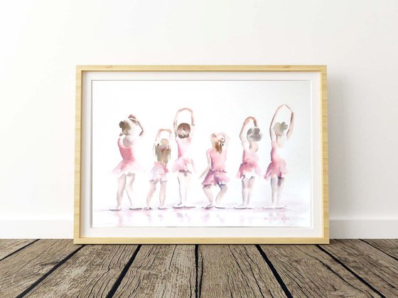 Ballerina painting “Funny Fifths”