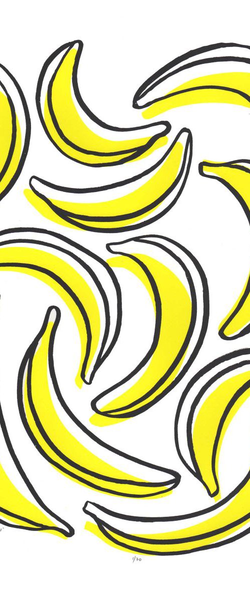 Bananas - Unframed - FREE Worldwide Delivery by Lu West