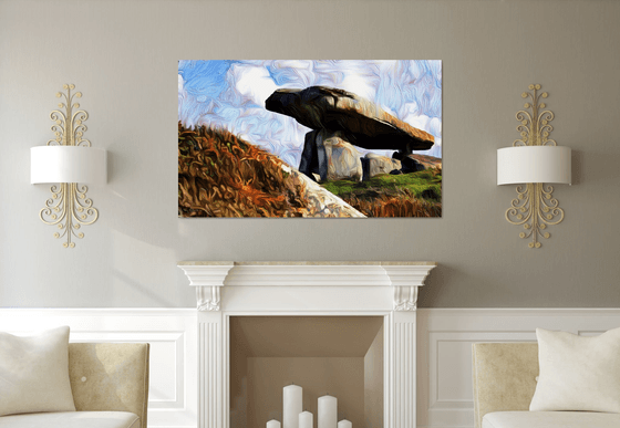 Dolmen - an abstract photo-impressionistic artwork