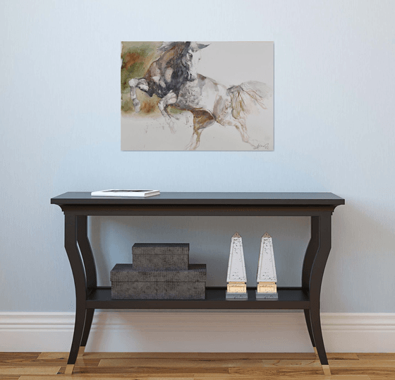 Horse in the run  5 (70x50)