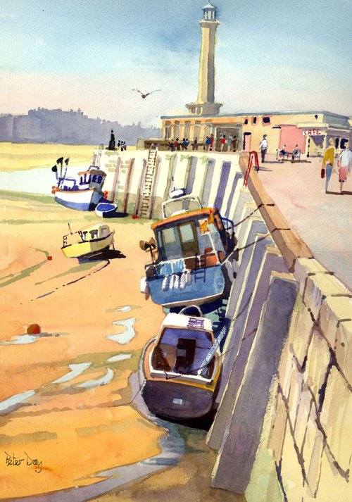 Hot June, Margate Jetty by Peter Day