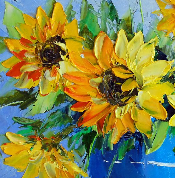 Bouquet of sunflowers