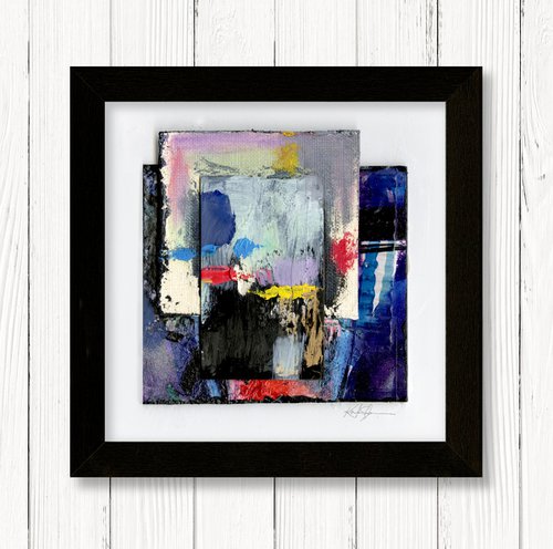 Abstract Oil Collage 4 by Kathy Morton Stanion