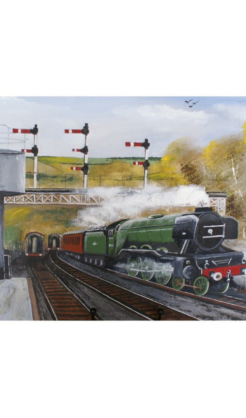 Flying Scotsman at Grosmount by Chris Pearson