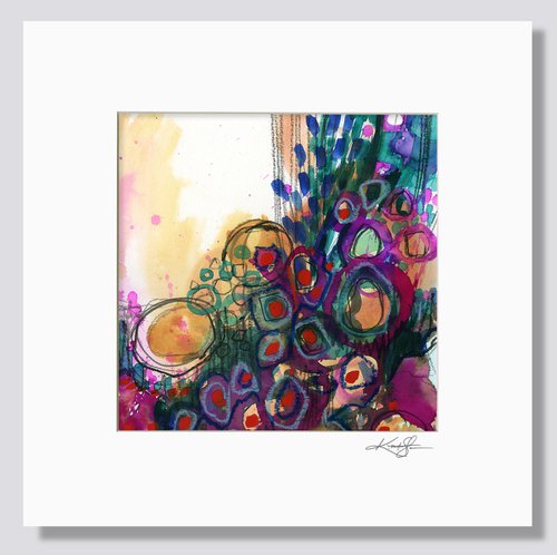I Dance With Color In The Magical Garden 10 - Abstract Painting by Kathy Morton Stanion by Kathy Morton Stanion