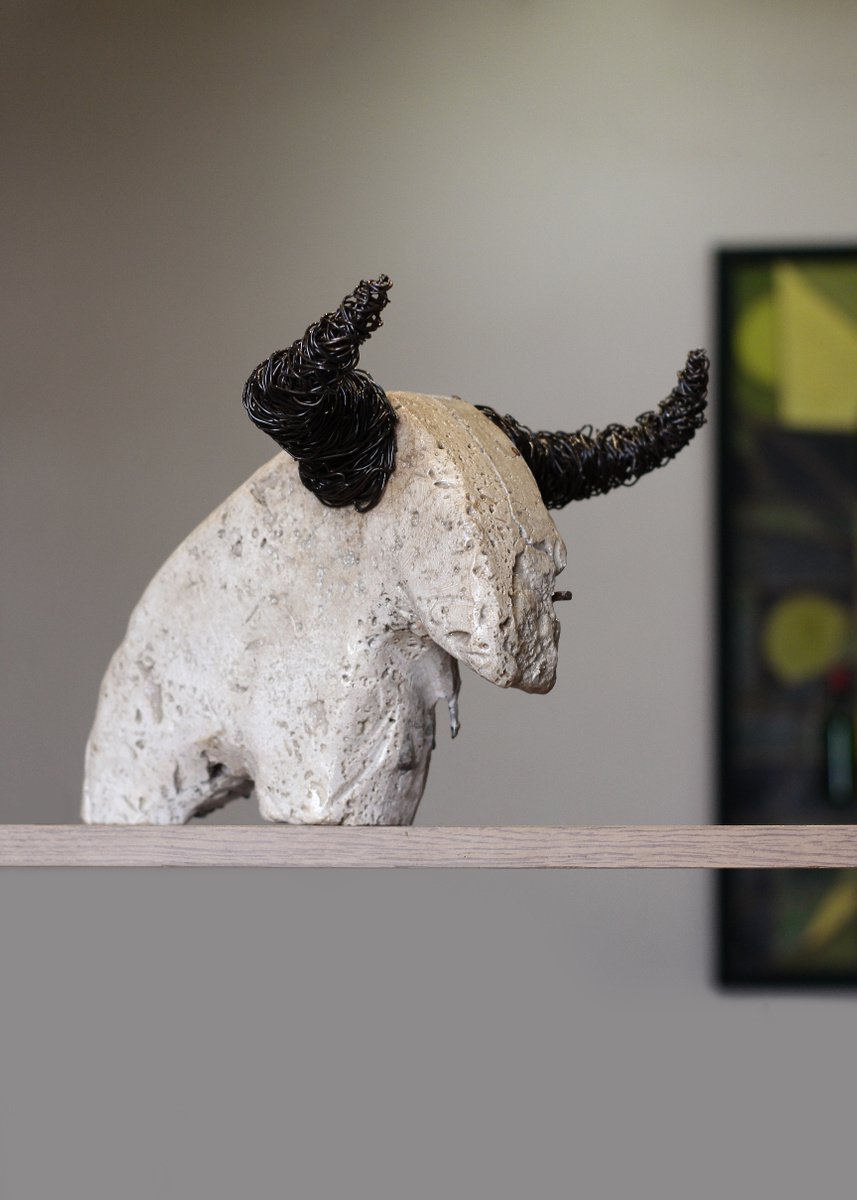 Abstract Animal Sculpture By Karen Axikyan, 12 X 9", Ambitions, Original Artwork