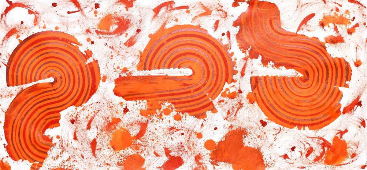 Abstract Acrylic Painting By Sumit Mehndiratta, 61 X 27", Composition No. 219, Original Artwork