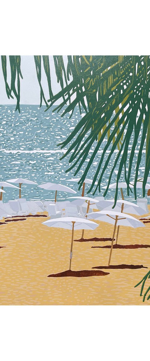 Beach Umbrellas by Kirstie Dedman