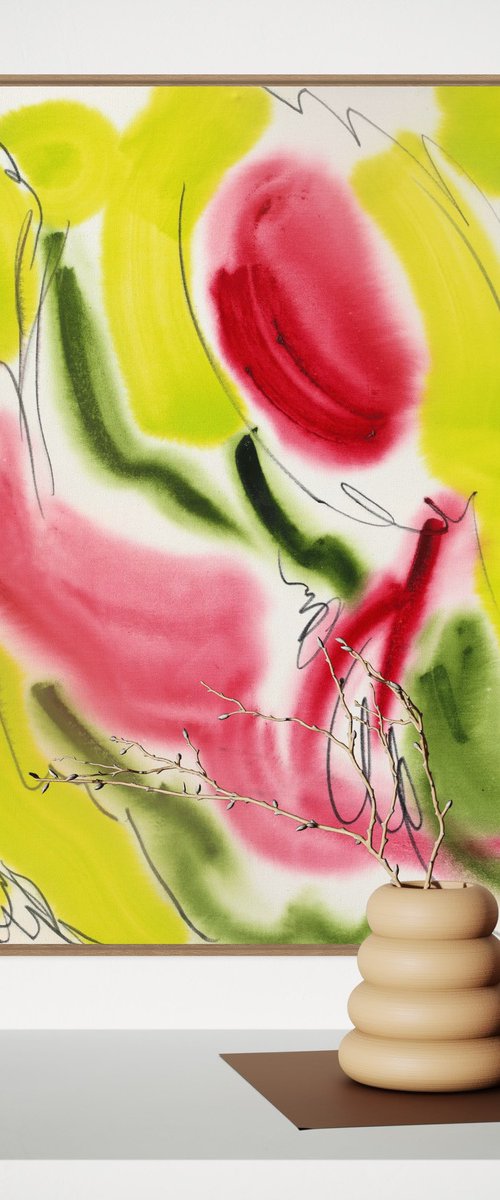 Abstract Slash and Blur by Evgenia Makarova