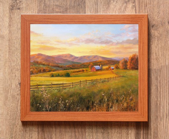 Rustic farm in the countryside