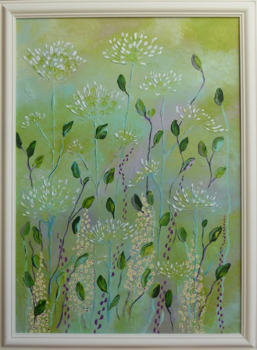Stitchwork Meadow by Elaine Allender