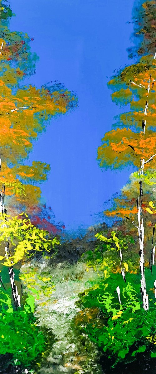 Heavenly Birches by Daniel Urbaník