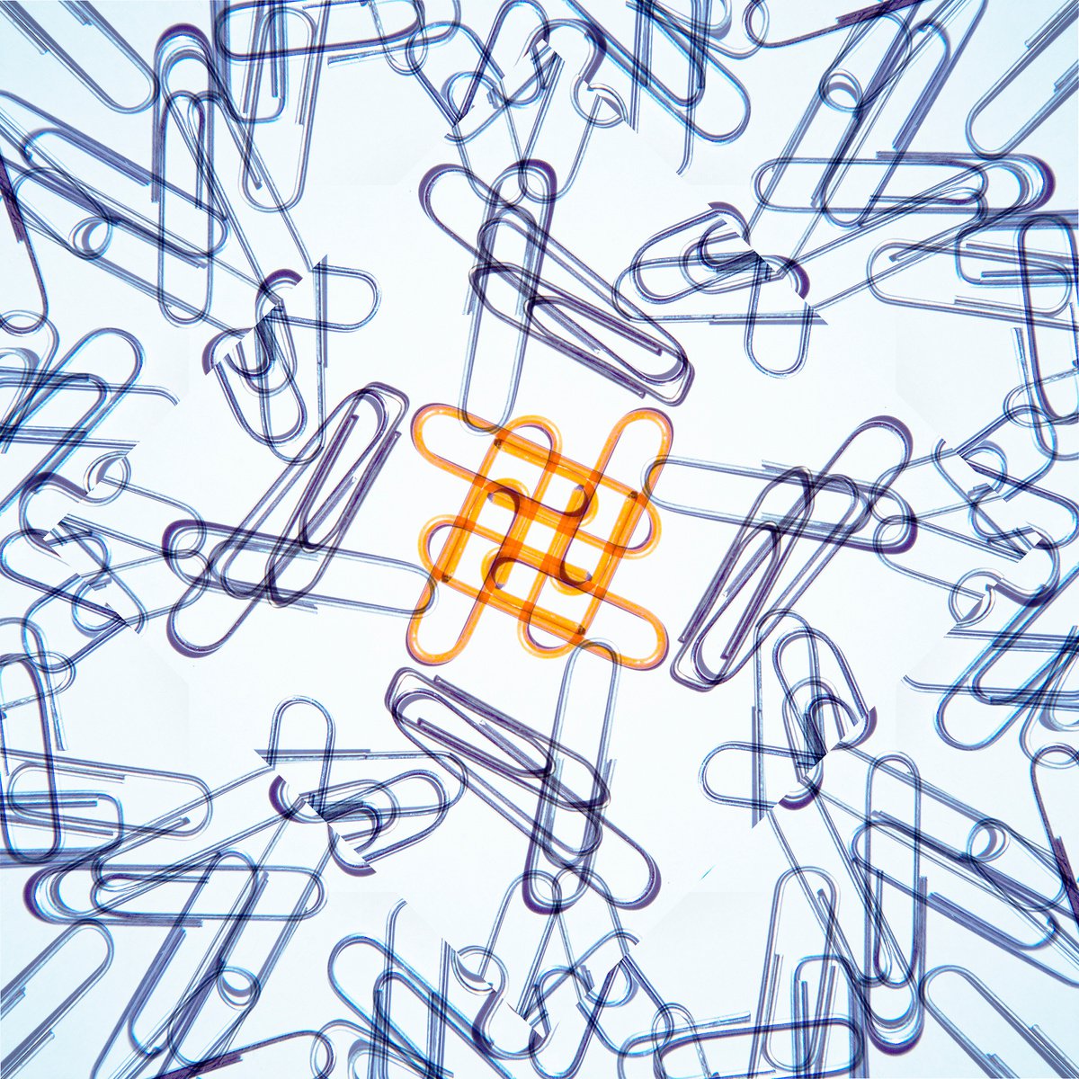 Kaleidosope -Paper Clips by Mathew Christodoulou