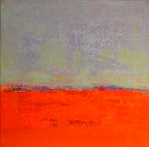 Landscape in orange by Cristian Valentich