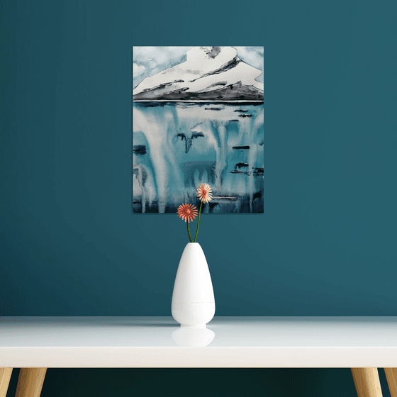 ICEBERG PAINTING/ ANTARCTICA