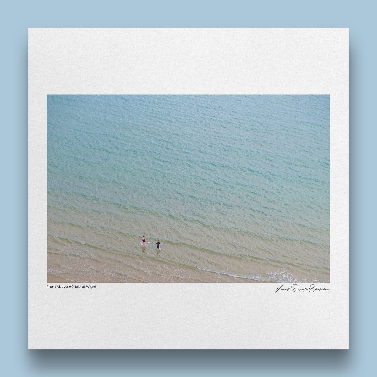 Landscape Photograph By Vincent Dupont-Blackshaw, 20 X 20", From Above #9, Original Artwork