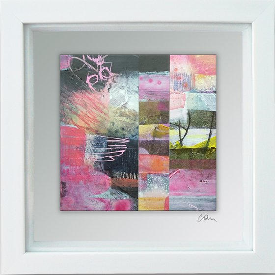 Framed ready to hang original abstract  - Feedback #2