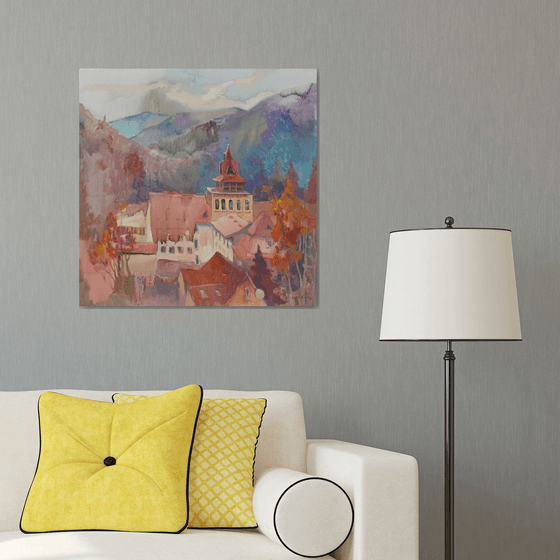 Castle between Mountains