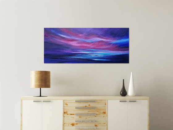 Magenta Dreaming - seascape, emotional, panoramic